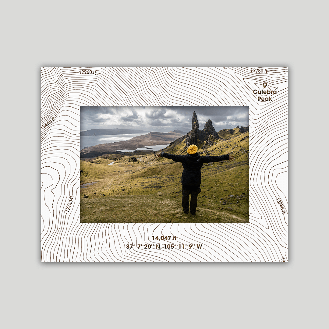 Culebra Peak Photo Frame