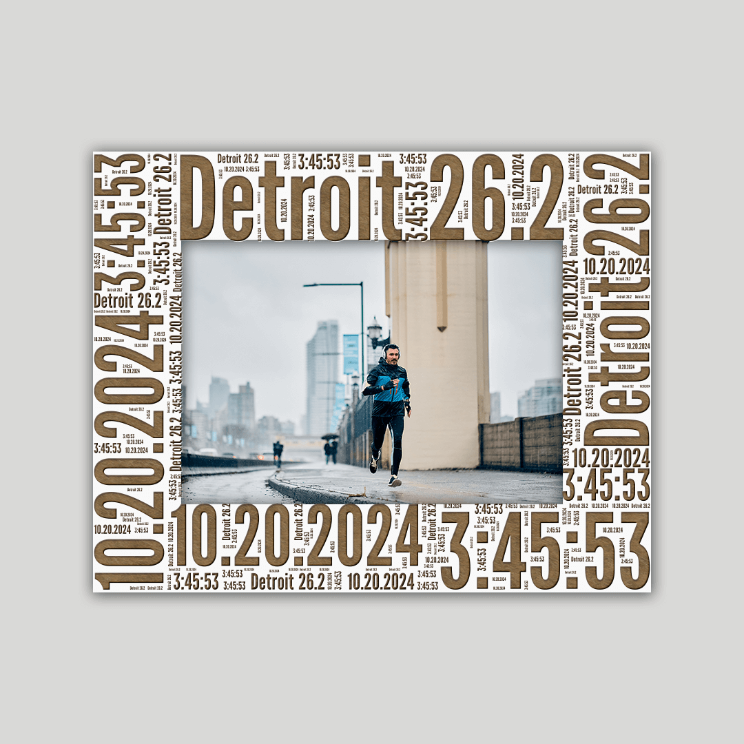 Detroit Marathon Photo Frame