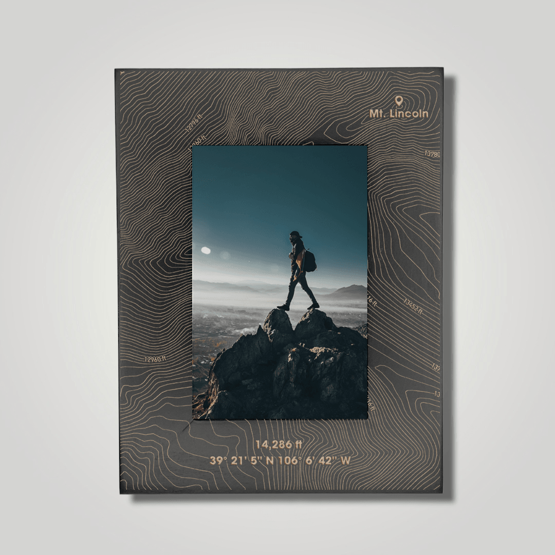 Mount Lincoln (small font) - Journey Frames