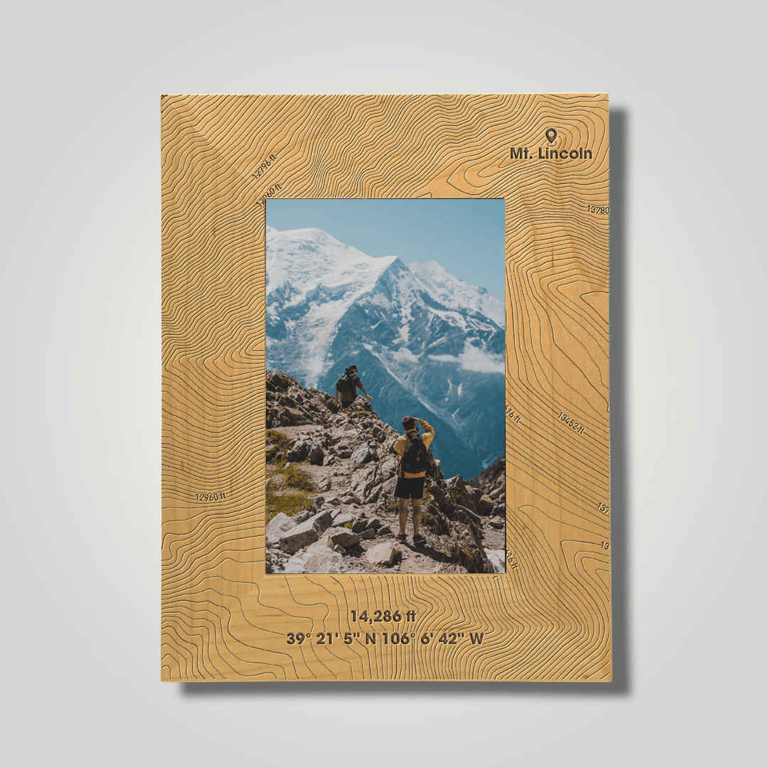 Mount Lincoln (small font) - Journey Frames